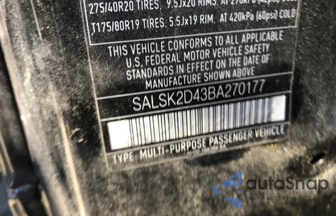 SALSK2D43BA270177